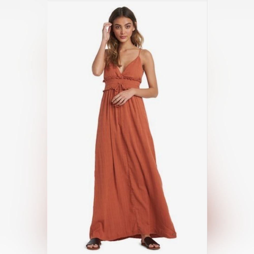 Roxy Orange Maxi Dress